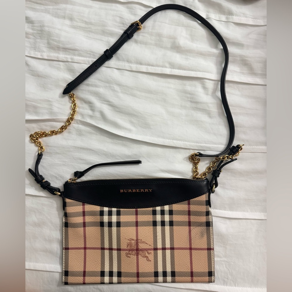 Burberry Zip Chain Crossbody